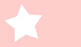 white star on pink background.